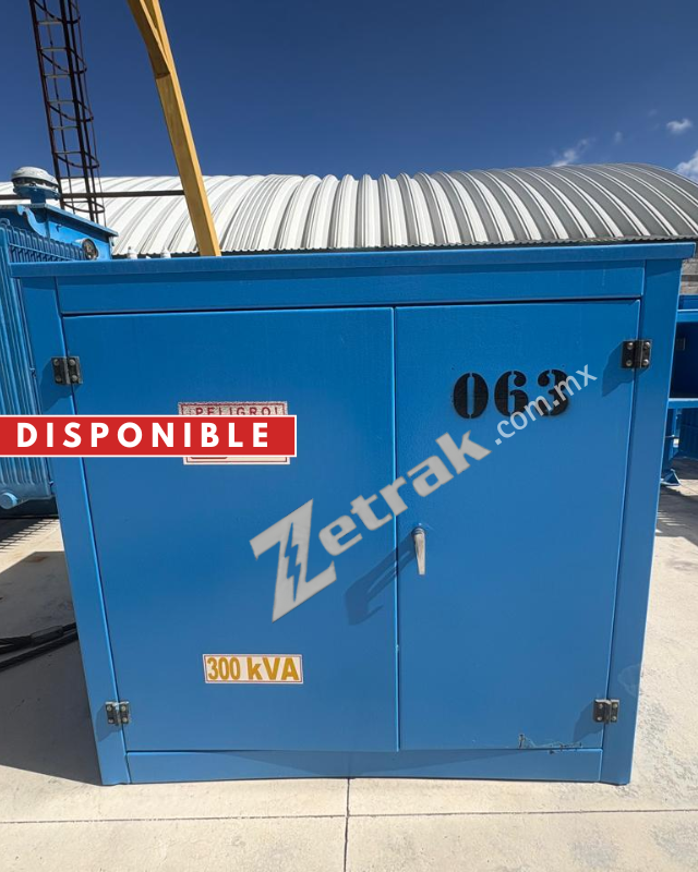 PEDESTAL 300 KVA NÚMERO DE SERIE: 
