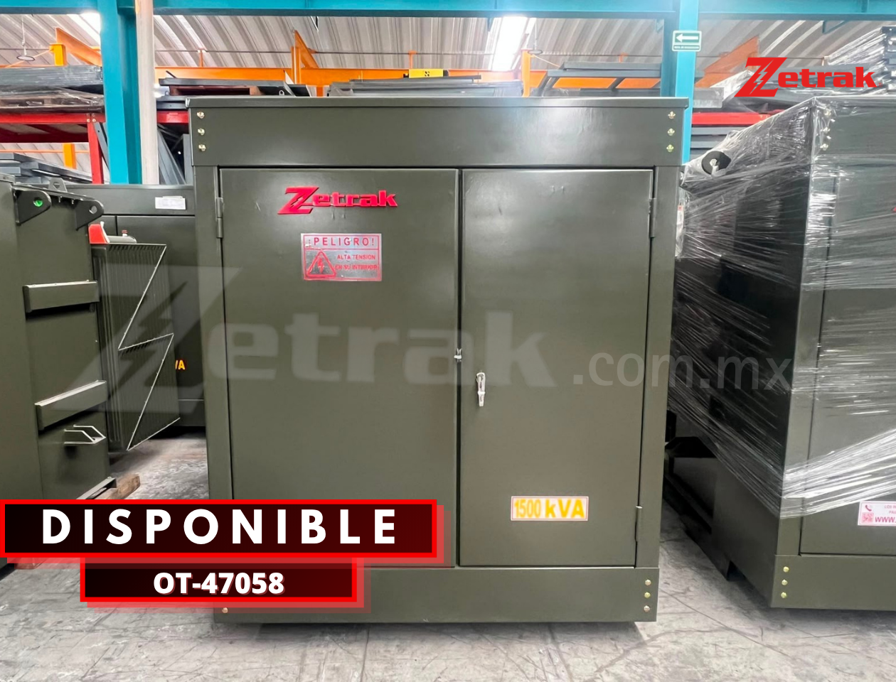 PEDESTAL RADIAL 1500 KVA NÚMERO DE SERIE: 
